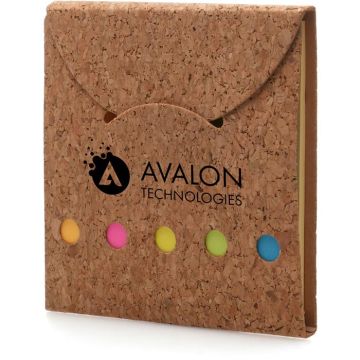 Dunmore Cork Sticky Notes Set - Natural, 84 x 82 x 7mm - main image