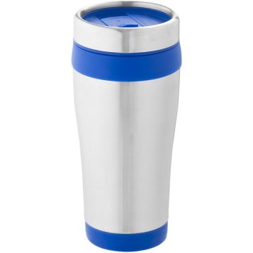 Elwood 410 ml Insulated Tumbler - Silver, Blue - image main