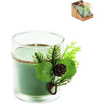 Forest Christmas Candle Holder - Green - item picture front