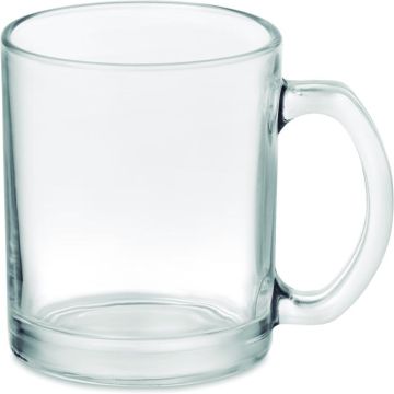 Glass Sublimation Mug 300ml - Transparent - item picture front
