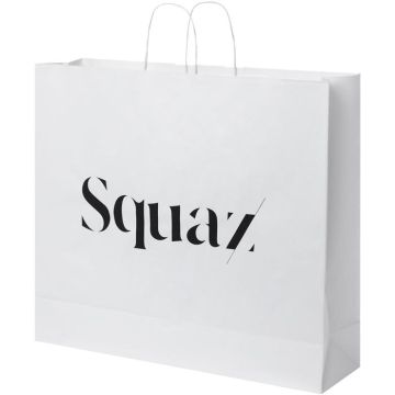 Kraft 90-100 g/m2 Paper Bag With Twisted Handles - 49.5 x 14 x 44 cm - White - image main