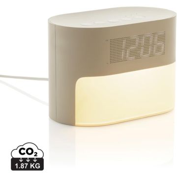Lumarise RCS Recycled Plastic White Noise Alarm Clock - beige - main image