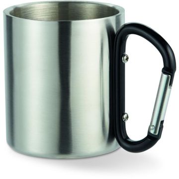 Metal Mug & Carabiner Handle - Black - item picture front