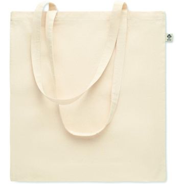 Organic Cotton Shopping Bag - Beige - item picture front