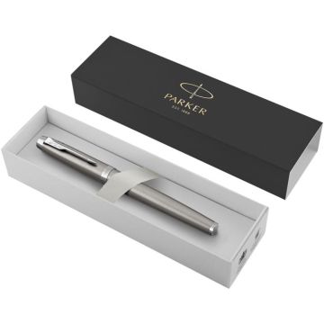 Parker IM Fountain Pen (Blue Ink) - Silver - image main