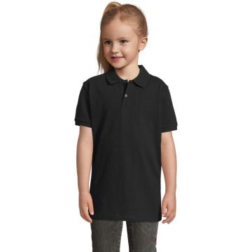 Perfect Kids Polo 180G - Black, XL - item picture front