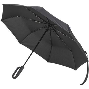 Smart 21" Foldable RPET Umbrella - Black - image main