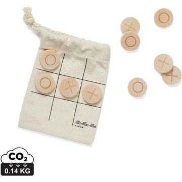 Vinga Tic-Tac-Toe Mini Game - brown - main image