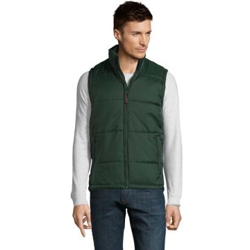 Warm Quilted Bodywarmer - Forest Green, 4XL - item picture front