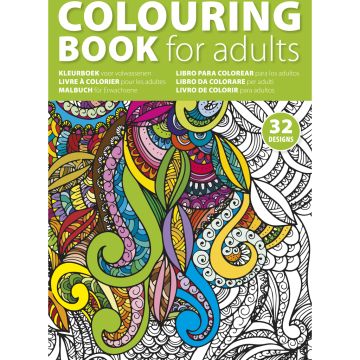 A4 Adults Colouring Book