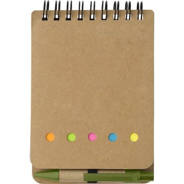 Wire Bound Notebook With Sticky Notes
