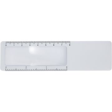 Plastic Ruler With Magnifier