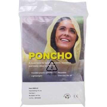 Recycled And Bio-Degradable Poncho