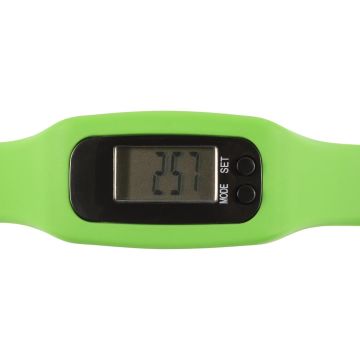 Pedometer With Silicone Wristband