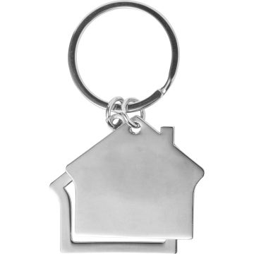 Zinc Alloy House Keychain