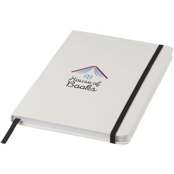 Spectrum A5 White Notebook With Coloured Strap