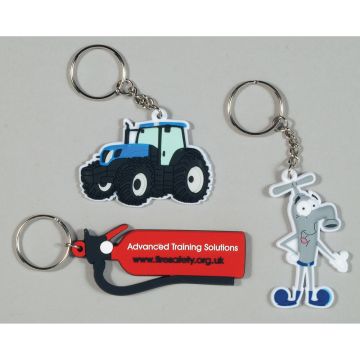 Layered PVC Keyring