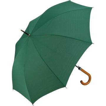 FARE AC Regular Umbrella With Burned Wooden Crook Handle