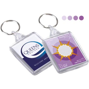 UV Sun Gauge Keyring