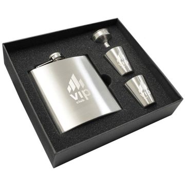 Troyes Hip Flask Set