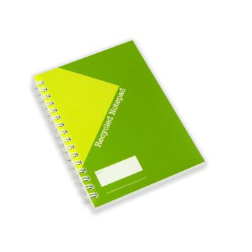 Green & Good A6 Wirebound Full colour Notebook - Recycled