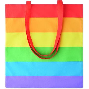 200 Gr/M² Cotton Shopping Bag - Multicolour - item picture front