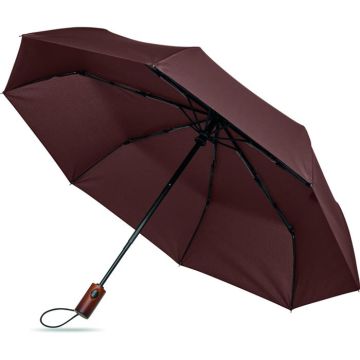 21" Auto Umbrella Wood Handle - Brown - item picture front