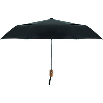 21 Inch Foldable Umbrella - Black - item picture front
