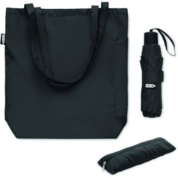 21 Inch RPET Umbrella Set - Black - item picture front