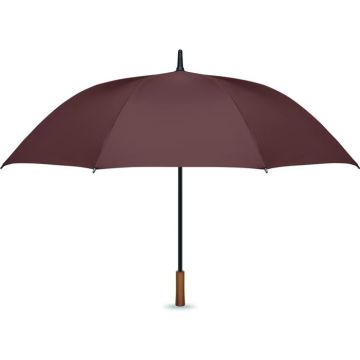 27" Auto Umbrella Wood Handle - Brown - item picture front