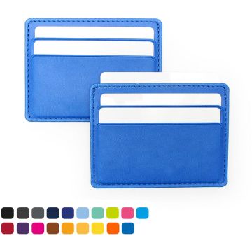 Deluxe Slimline Credit Card Case In Vegan Matt Velvet Torino