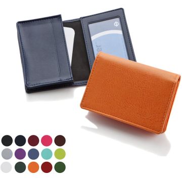 Deluxe Business Card Dispenser With Framed Window Pocket