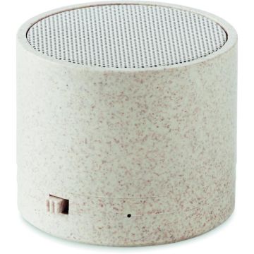 3W Speaker In Wheat Straw/Abs - Beige - item picture front