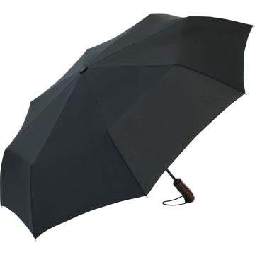 FARE Stormaster AOC Oversize Mini Umbrella With Wooden-Look Handle Insert