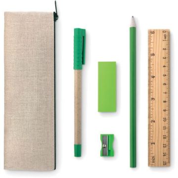 6 Piece Stationary Set - Beige - item picture front