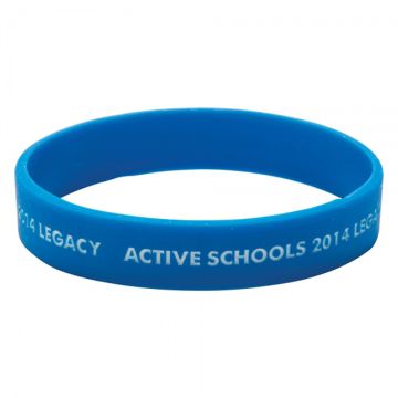 Silicone Wristband (Child: Recessed and Infilled Design)