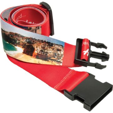 Luggage Strap with Plastic Buckle and Adjuster (Dye Sublimation)