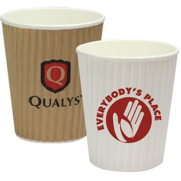 8oz Rippled Simplicity Paper Cup	