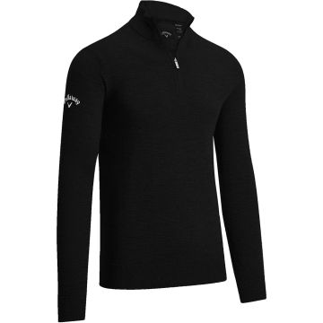 Callaway Gent's Quarter Zipped Merino Golf Sweater With Embroidery To 1 Position