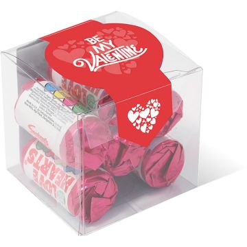 Valentines - Clear Cube - Love Hearts