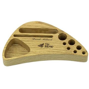 Small Oak Desk Organiser With Full Colour Print