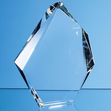 15cm Optical Crystal Facetted Ice Peak Award