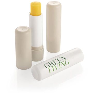 Lip Balm Stick White Recycled Frosted Container & Cap, 4.6G