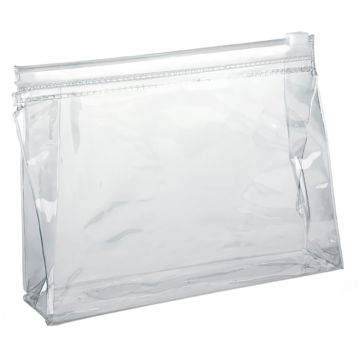 Clear Slide Zipper PVC Taller Bag