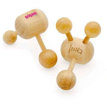 Wooden Tripod Massager