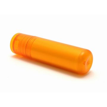 Lip Balm Stick Orange Frosted Container & Cap, 4.6G (Uk Printed)