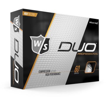 Wilson Staff Duo Pro White Urethane Printed Golf Balls