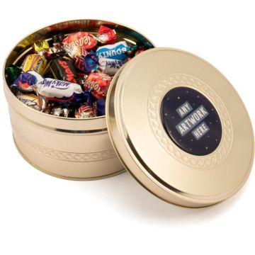 Winter Collection – Gold Treat Tin - Celebrations