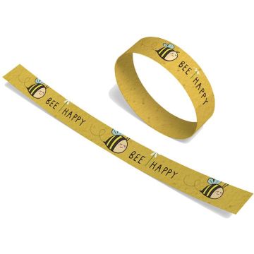 Seeded Paper Wristbands