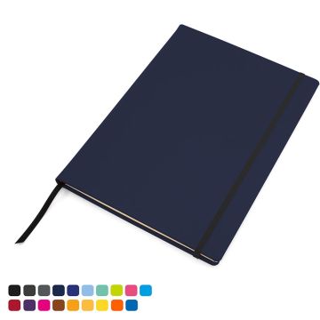 Torino A4 Casebound Notebook With Elastic Strap